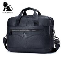 ราคา LAOSHIZI กระเป๋าเอกสารสะพายไหล่แนวธุรกิจสำหรับรองเท้าผู้ชายหนังแท้แนววินเทจสำหรับผู้ชายกระเป๋าใส่โน๊ตบุ๊คกระเป๋าเอกสาร (21383295150)