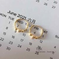 ราคา เครื่องประดับต่างหูห่วงทอง18K กรุงเทพพร้อมลูกบอล (20619771312)