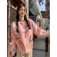 ราคา Cici Y603 Bow Sweater สเวตเตอร์ไหมพรมแต่งโบว์สีพาสเทล ใส่แมตช์น่ารักม๊ากกก (20927522813)
