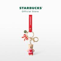 ราคา Starbucks Bearista Bear In Heart Ribbon Keychain พวงกุญแจสตาร์บัคส์ A11148947 (21193656688)