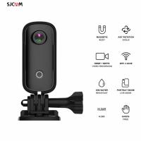 ราคา SJCAM กล้องวีดีโอดิจิทัลกล้องแอ็คชั่นขนาดเล็ก C100 1080P 30fps 30M กันน้ำตัวเรือนแม่เหล็กในตัวแบตเตอรี่เชื่อมต่อ WiFi แอปแชร์กับคลิปด้านหลังซองกันน้ำสายคล้อง (21334260947)