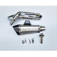 ราคา คอท่อ งานแสตนเลส สำหรับ MSX MSX SF Demon 125 พร้อมปลายท่อ Akapovic Shorty มีหู งานดีมาก (20987893723)
