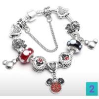 ราคา สร้อยข้อมือ Pandora Mickey พร้อมกล่องแบรนด์ ถุงกำมะหยี่แบรนด์ การ์ด ถุงแบรนด์ครบเซ็ต ขนาดข้อมือ 18 19 20 cm (19483391778)