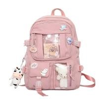 ราคา กระเป๋าเป้นักเรียนมัธยมปลายสำหรับเด็กผู้หญิงสีม่วงสีชมพูยอดนิยม (21171126264)