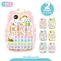 ราคา BBBayBees โปสเตอร์หมีสอนภาษา กดปุ่มมีเสียงพูดได้ 1 3ภาษา ไทย จีน อังกฤษ ของเล่นเสริมทักษะ (21071417246)