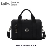ราคา กระเป๋า Kipling รุ่น BINA M สี ENDLESS BLACK (21184143524)