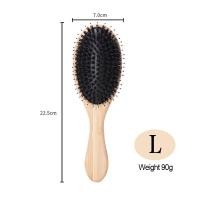 ราคา Boar Bristal Hair brush หวีขนหมูป่าแท้ หวีขนหมูป่า หวีลดผมร่วง ช่วยให้ผมเงางาม (20886553519)