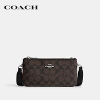 ราคา COACH กระเป๋าสะพายข้างรุ่น Double Zip Crossbody In Signature Canvas สีน้ำตาล CJ790 SVBRB (20816184500)