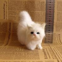 ราคา โมเดลของเล่นตุ๊กตาแมวจำลองน่ารักตุ๊กตาลูกแมวปลอมสัตว์สมจริงสำหรับเด็กของขวัญวันเกิดวันวาเลนไทน์ (21170686599)