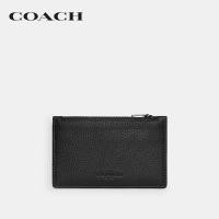ราคา COACH ที่ใส่การ์ดผู้ชายรุ่น Zip Card Case สีดำ C4280 QB BK (15665617445)