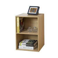 ราคา ECF Furniture ชั้นวางของอเนกประสงค์ ชั้นวางของ 2 ช่อง 3 ช่อง Minimal ชั้นวางหนังสือ ตู้วางของ ชั้นไม้ (16850873962)