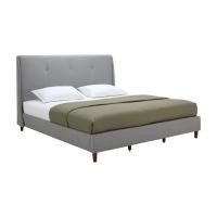 ราคา INDEX LIVING MALL เตียงผ้า รุ่นมิลลี่ ขนาด 6 ฟุต สีเทา (21044248183)