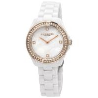 ราคา Coach Preston Quartz Mother of Pearl Dial Ladies Watch 14503661 14503662 33mm (20870903355)