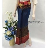 ราคา ผ้าถุงไหม ผ้าซิ่นไหม ไหมกาบแก้วเชิงแดง ผ้าทอเนื้อดี ขนาด 2หลา (5947914070)