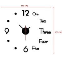 ราคา UMIKO นาฬิกาติดผนังDIY 3D นาฬิกาแขวนผนัง ติดตั้งง่ายๆด้วยตัวเอง สไตล์โมเดิร์น (20918843858)