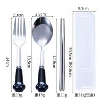 ราคา ลดล้างสต๊อก สินค้ามีตำหนิเล็กน้อย ชุดช้อนส้อมตะเกียบลายการ์ตูน ช้อนส้อมสแตนเลส เซรามิค ราคาพิเศษ 20 (20775243957)