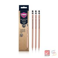 ราคา Master Art มาสเตอร์อาร์ต ดินสอ ดินสอดำ ลายไม้ 2B จำนวน 12 แท่ง (21100881704)