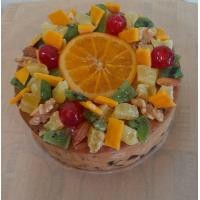 ราคา Fruit Cake รัมฟรุ๊ตเค้ก 2ปอนด์ สูตรหวานน้อย ขนาด1100กรัม (20839340102)