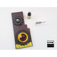 ราคา ชุดแต่งลูกรอกตีนผีจักรยาน Tripeak Jetstream Pro Ceramic Pulley Kit 12 18T Over size pulley for Shimano R71XX R81XX Gold 12 sp 1 (20466243270)