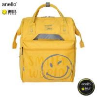 ราคา แบบใหม่ anello x SMILEY กระเป๋าเป้แฟชั่น 950951ลายน่ารักสดใส ผ้ากันน้ำ ใส่ของได้เยอะมาก ใส่ได้ทุกเพศทุกวัย แถมฟรีเข็มกลัด พร้อมส่ง (10208085623)