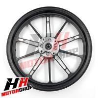 ราคา ล้อแม็ก CLICK125 I PCX ล้อแม็กแต่งก้านตรง งาน CNC สีทอง สีดำ ขนาด 1 85 14 2 50 14 (20985500868)