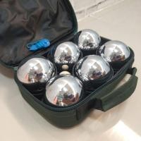 ราคา 1 ชุด 6 ลูก ลูกเปตอง เปตอง ลูกเปตองฝึกซ้อม เปตองฝึกซ้อม กระเป๋า ลูกแก่น และเชือกวัดระยะ ลูกเปตอง BOULES แท้ Petaque ball (21206489842)