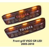 ราคา กระจังหน้า Vigo วีโก้ ปี 2005 ถึง 2010 โฉมก่อนจะเป็น Vigo Champ ลาย GR มีไฟหรี่ LED กดเลือกสีโลโก้ได้ตอนสั่งซื้อ (20933447377)