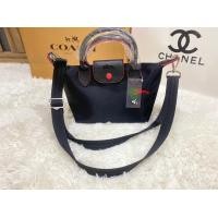 ราคา มาใหม่ กระเป๋าสะพาย Longchamp ลองชอม สีดำปักขอบแดง ไซส์ M ขนาด 10นิ้ว สายปรับระดับได้ (20854414899)