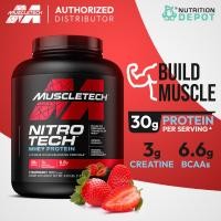 ราคา MuscleTech Nitro tech 4 lb เวย์โปรตีนเสริมสร้างกล้ามเนื้อ (18090216060)