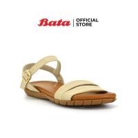 ราคา Bata บาจา รองเท้าผู้หญิง รองเท้ารัดส้น รองเท้าใส่สบาย รองเท้าพื้นนิ่ม แบบรัดส้น สำหรับผู้หญิง รุ่น Charlie2 สีเบจ 5618288 (7919307808)