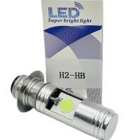 ราคา ไฟหน้าLEDรถมอเตอร์ไซค์ ขั้วกลม2จุดT19 h6 และ H4 3ขา แบบหลอดไฟหน้า LED สำหรับรถมอเตอร์ไซค์ จัดส่งให้ภายใน1 2วันทำการ (19768241542)