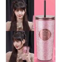 ราคา แก้วเก็บความเย็น Starbucks รุ่น Limited ครบรอบ25 ปี สีม่วงโรสโกลด์ และ แก้วLimited Blackpink สีชมพู ขนาด 710 ml หลอด พร้อมกล่องอย่างดี (21342571563)