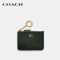 ราคา COACH ที่ใส่การ์ดรุ่น Mini Skinny Id Case สีเขียว CH810 B4RFT (21197575954)