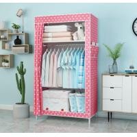 ราคา GCS ถูกที่สุด ตู้เสื้อผ้า DIY1บล๊อค โครงเหล็กเคลือบกันสนิม ตู้ใส่เสื้อผ้าพับเก็บได้พร้อมผ้าคลุม ตู้เสื้อผ้าNonWoven มีชั้นวาง A (19575823063)