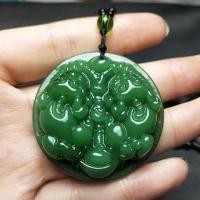 ราคา สต๊อกแน่น สร้อยคอจี้หยกนำโชค ลายกิเลน ลายมังกร ลวดลายสวยงาม หยกสีเขียว มี 6 ลาย จี้หินหยก สร้อยลูกปัด (12497119810)