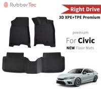 ราคา หนาพิเศษ HONDA Civic 11 FE 2022 2026 3D พรมปูพื้น XPE TPE รุ่น Premium กันลื่นทนต่อการสึกหรอ อะไหล่รถยนต์ (20967454864)