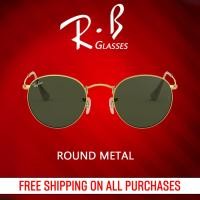 ราคา RB3447 GLASSES Round Metal RB3447 001 ขนาด 50mm แว่นกันแดด แว่นตา RB Glasses สำหรับผู้ชาย (21288385573)