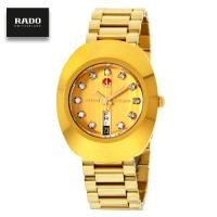 ราคา Velashop นาฬิกาข้อมือผู้ชายราโด้ Rado Diastar The Original Automatic รุ่น R12413494 สายหนา (10260978479)
