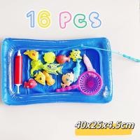 ราคา ชุดตกปลาของเล่น พร้อมอุปกรณ์ ชุดตกปลาแม่เหล็ก เกมตกปลาแม่เหล็ก ของเล่นตกปลา (20694532151)