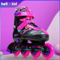 ราคา รองเท้าสเก็ต โรลเลอร์เบลด High Bounce Adjustable Inline Skates for Kids and Adults Outdoor Roller Skates (6358084996)