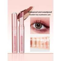 ราคา แท่งอายแชโดว์สองสีกันน้ำ ไล่ระดับสีอุปกรณ์แต่งหน้ากันเหงื่อและกันรอยเปื้อนสำหรับใช้งานง่ายและติดทนนาน (21170111896)