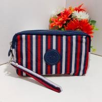 ราคา กระเป๋าคล้องมือขนาด7นิ้วมี3ช่องซิปใส่เงินแบงก์พันไม่ต้องพับใส่กระเป๋าใบสั้นและมือถือขนาดใหญ่ได้ (19858713961)