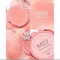 ราคา บลัชออน 4U2 For You Too Blush Matte บลัช 4U2 ปัดแก้มโมจิ Matte Shimmer Moji ปัดแก้ม บลัชเชอร์ (19515493567)