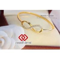 ราคา กำไลทอง เสริมทรัพย์ กำไลข้อมือ อินฟินิตี้ ประดับเพชร กำไลมือ กำไลเพชร สร้อยข้อมือ เสริมดวง เสริมโชคลาภ เรียกทรัพย์ CZ B (617708666)