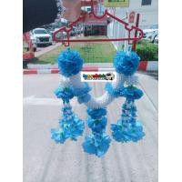 ราคา พวงมาลัยสามชาย สำหรับแขวนหน้ารถบรรทุกรถบัส หรือประดับตกแต่งศาลพระภูมิเจ้าที่หรืออื่นๆตามต้องการ (13955308019)