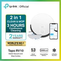 ราคา Tapo RV10 Robot Vacuum Mop Tapo RV10 Plus Smart Auto Empty Dock หุ่นยนต์ดูดฝุ่น IOT รับประกัน 2 ปี เครื่องดูดฝุ่นอัตโนมัติ เครื่องทำความสะอาดอัจฉริยะ Smart Robot Cleaner (18656195320)