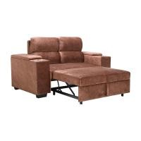 ราคา INDEX LIVING MALL โซฟาเบดผ้า 2 ที่นั่ง รุ่นโดมินิค สีน้ำตาล (16469008370)