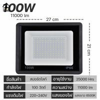 ราคา สปอตไลท์ IP66 30w 50w 150w 200w 300wไฟ LED220v โคมไฟฟลัดไลท์ กันน้ำได้ Spotlight แสงขาว (21198038646)