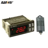 ราคา ตัวควบคุมอุณหภูมิความชื้น PID อัจฉริยะ NANWEI จอแสดงผลเทอร์โมมิเตอร์พร้อมจอ LCD เครื่องต้มไข่อเนกประสงค์แบบอัตโนมัติและเซ็นเซอร์สองตัว100V 240V ZL 7801A AC (18905157505)