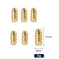 ราคา SET 5 ชิ้น ตะกั่ว ตะกั่วถ่วงน้ำ ตะกั่วทองเหลือง ตะกั่วเเต่งสายเบ็ด อุปกรณ์เเต่งสายเบ็ด อุปกรณ์ตกปลา มีให้เลือก3เบอร์ สินค้าพร้อมส่ง (21037070441)